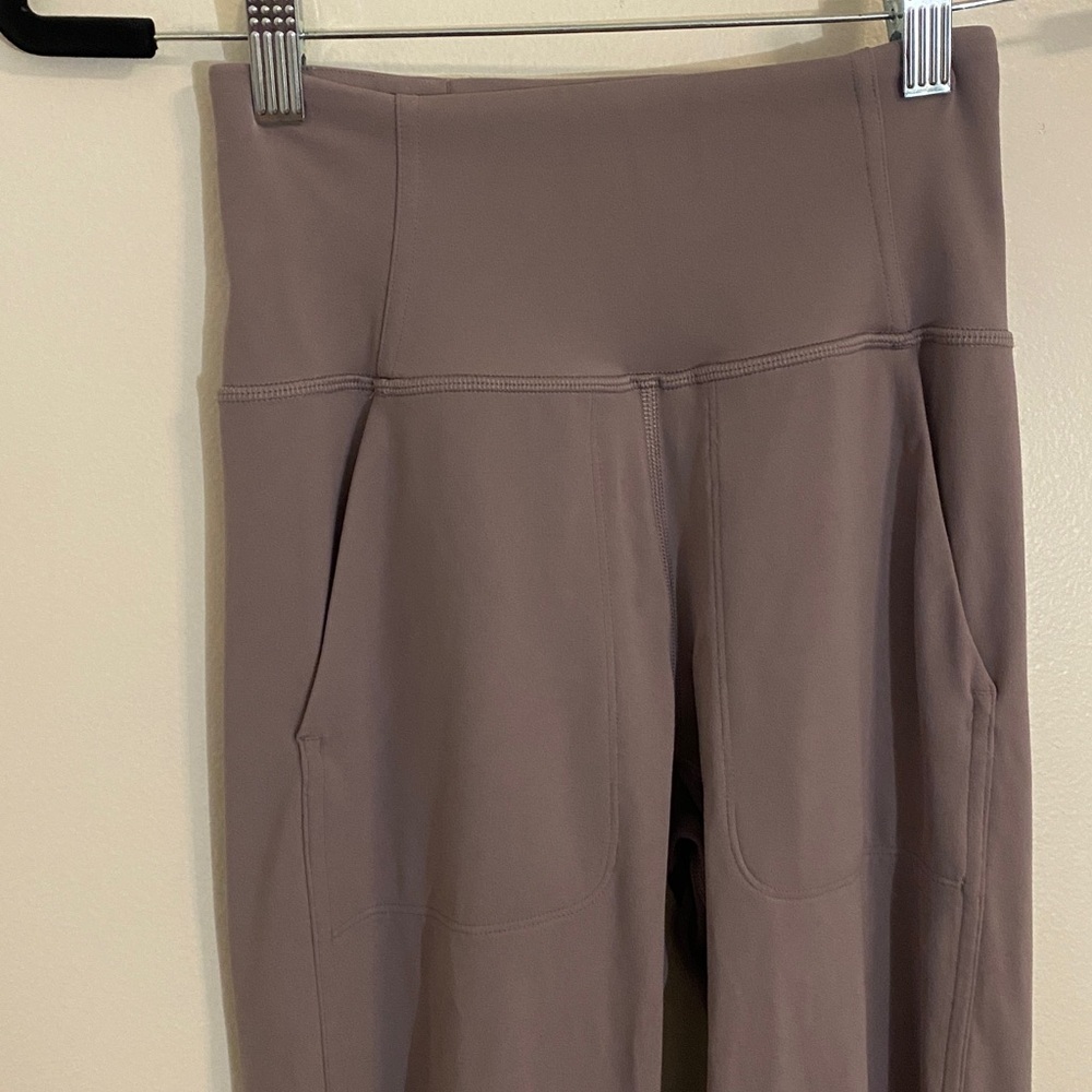 Lululemon Align Jogger 28" Vent Violet Verbena Taupe Open Slit Yoga size 2 - Picture 6 of 12